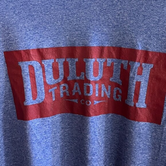Duluth Trading Crew Neck Sweatshirt Mens M Navy Blue Cuffed Hem Long Sleeve - Picture 4 of 10